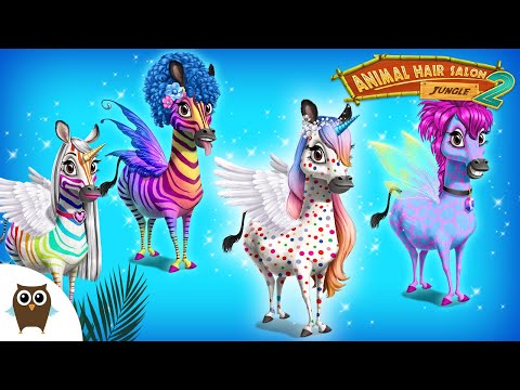 Jungle Animal Hair Salon 2 Gameplay Trailer TutoTOONS - YouTube