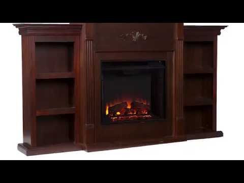 Southern Enterprises Tennyson 70 Inch Electric Fireplace W