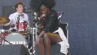 Noisettes with Let The Music Play@Parkpop 2013, The Hague