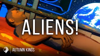 Cover art for ALIENS!