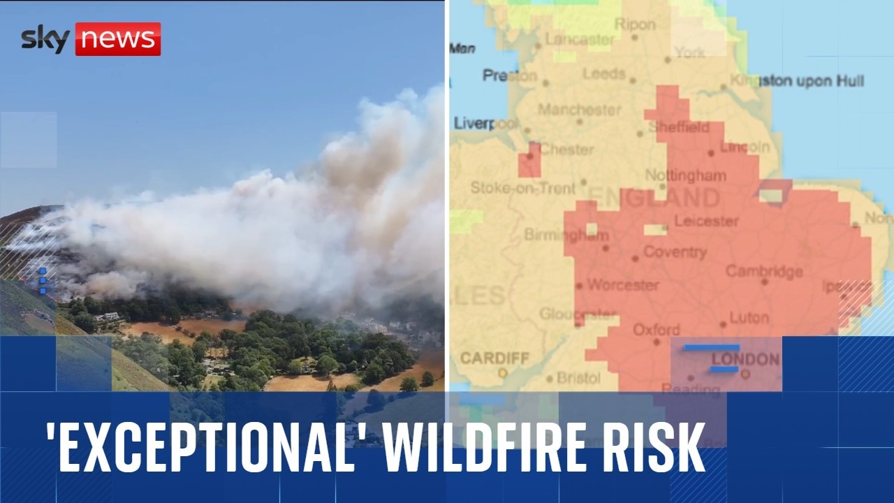 Video: UK Wildfire Risks and North Wales Incident Amid Heatwave