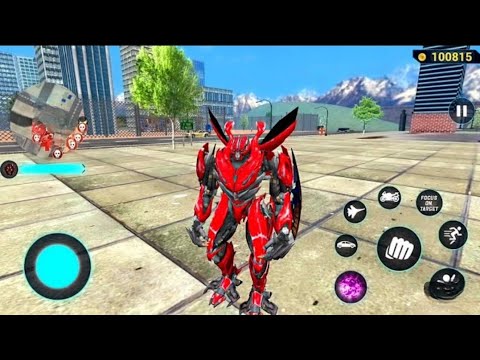 Red Mirage Multiple Transformation Jet Robot Car Game 2020 #1 - Android Gameplay