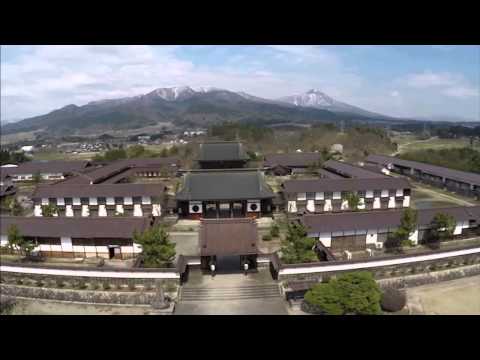 空から見た日新館！　会津・観光（會津藩校・日新館）