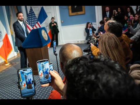 Zohran Mamdani’s First New Media Press Conference as Mayor