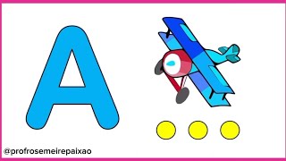 ALFABETO FONÉTICO. LETRA E SOM. MÉTODO FÔNICO. #abcd #aprenderaler 