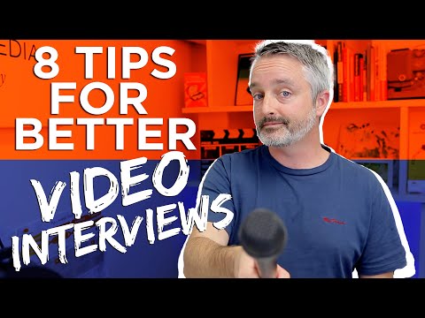 How to INTERVIEW People On Camera // 8 Expert Video Interview Tips