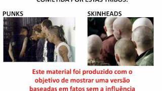 preview picture of video 'SkinHeads ACUSADOS de obrigar punks a pular de Trem'