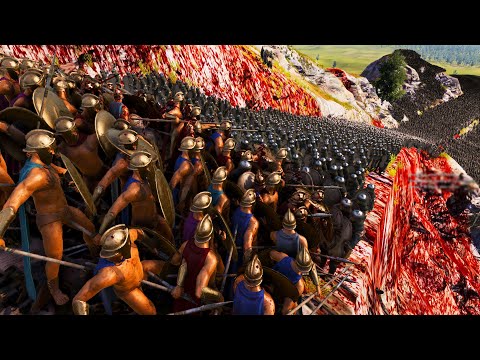 6 Million Persians Siege SPARTAN Mountain Fortress! - Ultimate Epic Battle Simulator 2 UEBS 2