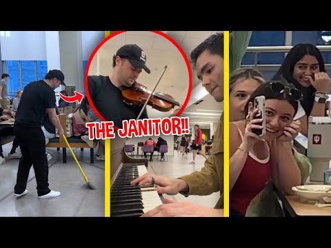 Cafeteria Worker STUNS Everyone When He Plays Violin