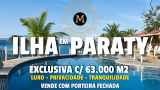 ILHA LINDA EXCLUSIVA COM 63.000 M2 EM PARATY PORTEIRA FECHADA PARA INVESTIDORES - MercadodeAtivos