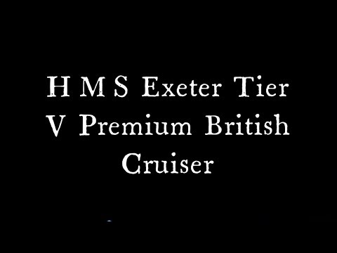 HMS Exeter Tier V Premium British Cruiser