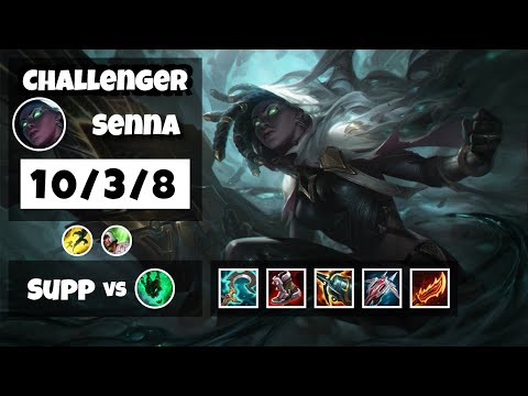 Senna 11.13 Gameplay Challenger Replay S11 Support (10/3/8) - EU