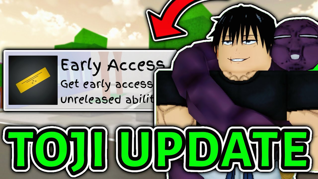 TOJI UPDATE in Jujutsu Shenanigans! (Early Access)