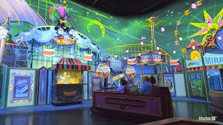 NEW! Mickey & Minnie's Ride - Trackless Dark Ride - RunAway Railway - Mickey's Ride
