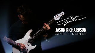 Ernie Ball Music Man: Jason Richardson Artist Series Cutlass in Empress White