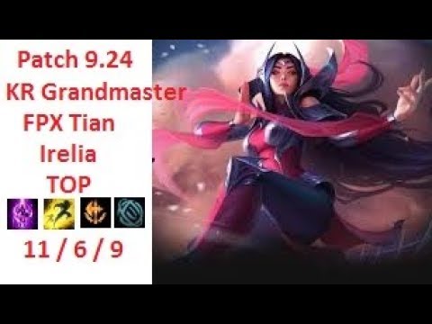 FPX Tian - Irelia vs Aatrox - KR Grandmaster