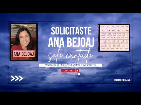 Ana Bejoaj (solo cantado). Como cantar ANA BEJOAJ
