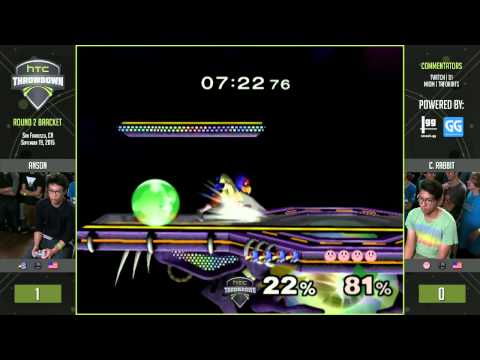 HTC Throwdown - R2 Bracket: Anson (Falco) vs C. Rabbit (Kirby)