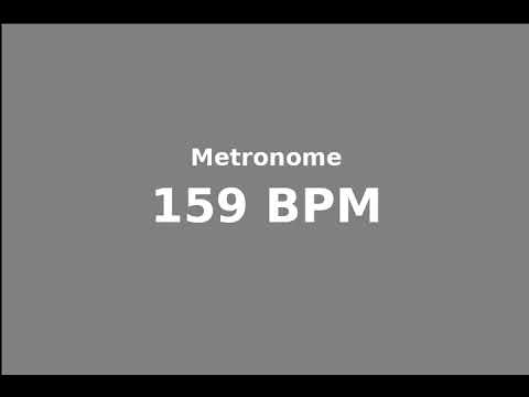 Metronome - 159 BPM - 4/4