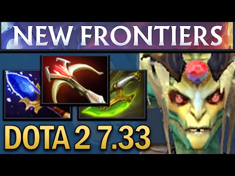 Medusa Dota 2 7.33 Gameplay with Daedalus and Aghanims