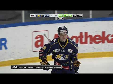 18.01.2020 OHL: HK Kurbads - HK Mogo highlights