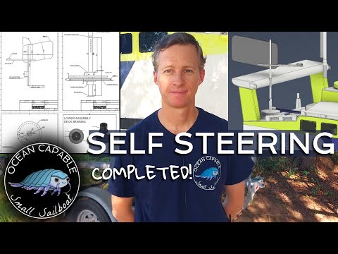 OCSS-095 Windvane Self Steering: Build COMPLETE! - Mini-Cruiser Sailboat Build