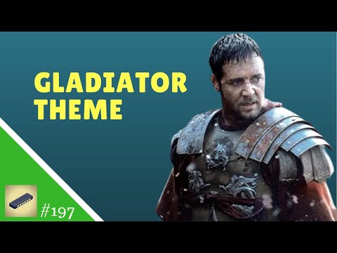 (Simplificado) Gladiator Theme - GAITA C (Dó) Tablatura fácil