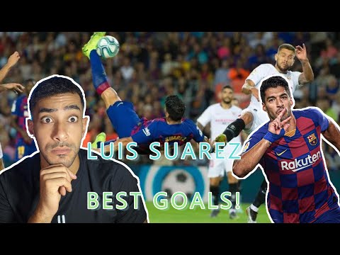Reacting to Luis Suárez’s Top 20 Goals! (Absolute Striker Madness!) #uruguay #barcelona #football