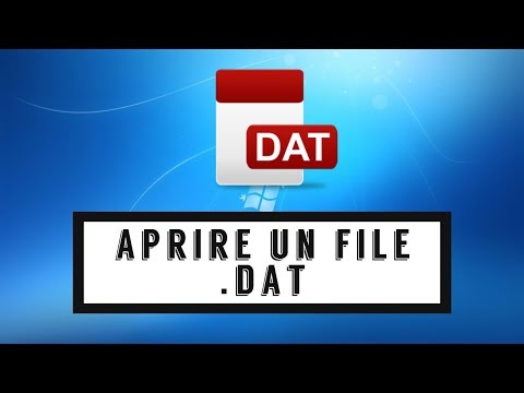 Come aprire un file DAT - Tutorial in Italiano