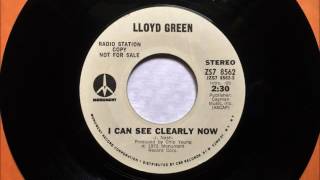 I Can See Clearly Now , Lloyd Green , 1972 Vinyl 45RPM