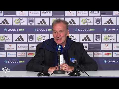J7 Ligue 2 BKT : La réaction de JM Furlan après Bordeaux 1-1 SMCaen
