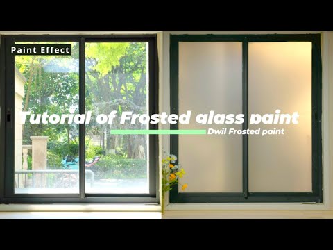 How to us the Frost Glass Paint