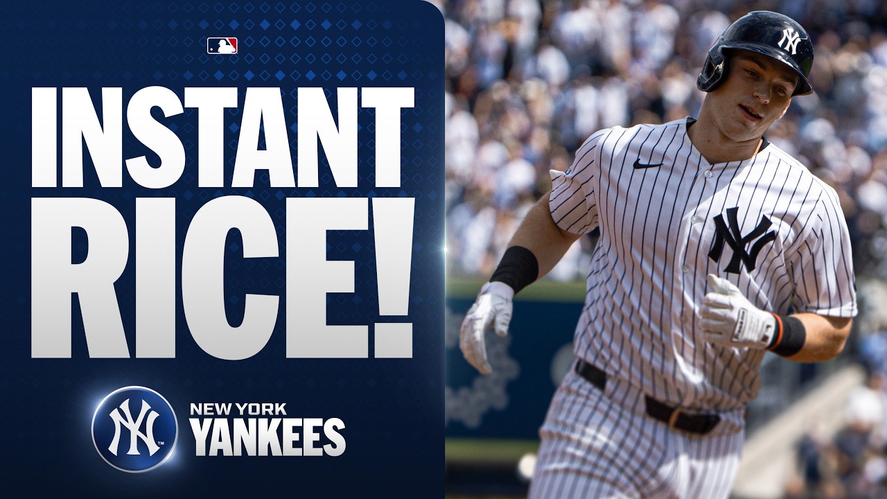 Ben Rice gets the Yankees on the board INSTANTLY with a leadoff homer! 🍚 | MLB Highlights