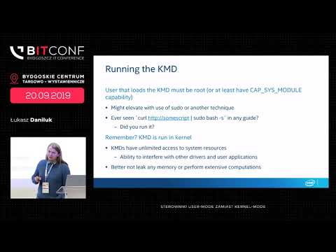 bITconf 2019 - [Łukasz Daniluk] Sterowniki user-mode zamiast kernel-mode