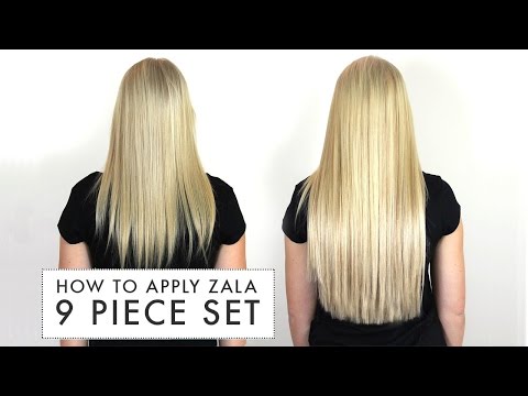 How to Put in 9-Piece Clip-in Hair Extensions - ZALA