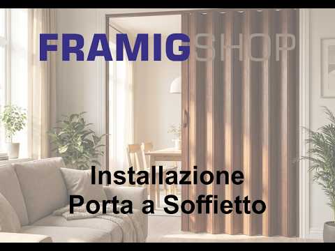 Anteprima video installazione porta a soffietto