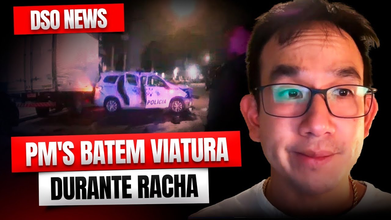 🚨 DSO News - PM's batem viatura durante racha! 😳