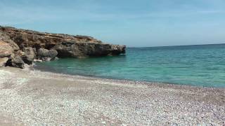 preview picture of video 'Галечный пляж Кутелос (Κούτελου, Koutelos beach)'