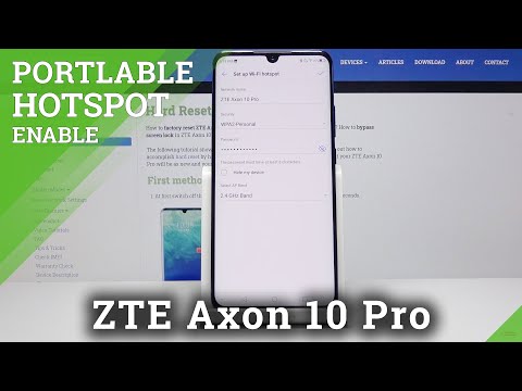 How to Create Portable Hotspot in ZTE Axon 10 Pro – Share Wi-Fi