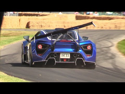 1200HP Zenvo TSR-S in Action! Active Rear Spoiler, Accelerations & BRUTAL SOUNDS!
