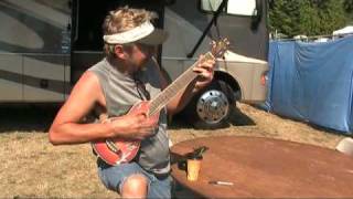 Bobby Patterson Plays the Blues on a Travel Guitar