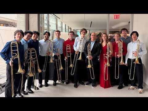 Joe Alessi and the Juilliard Trombone Choir, Conducted by John Rojak, Perform Holiday Tunes