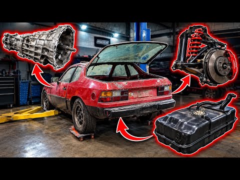 Desarmando el Porsche 924!