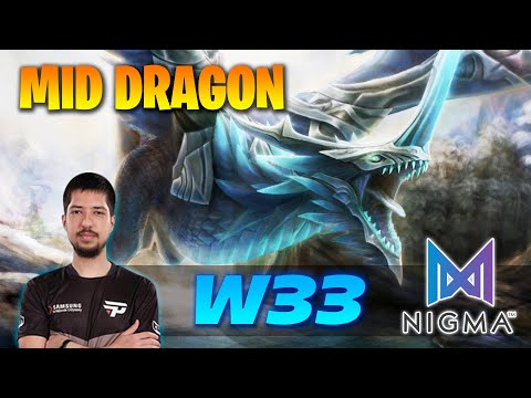 W33 Winter Wyvern - MID DRAGON - Dota 2 Pro Gameplay [Watch & Learn]