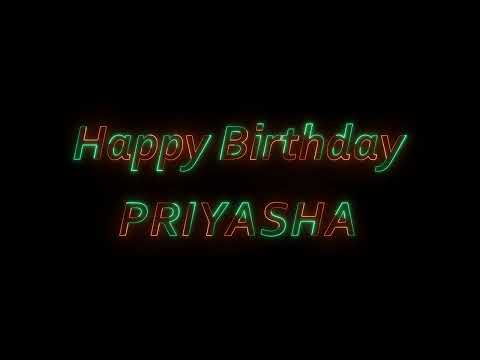 Happy Birthday Priyasha