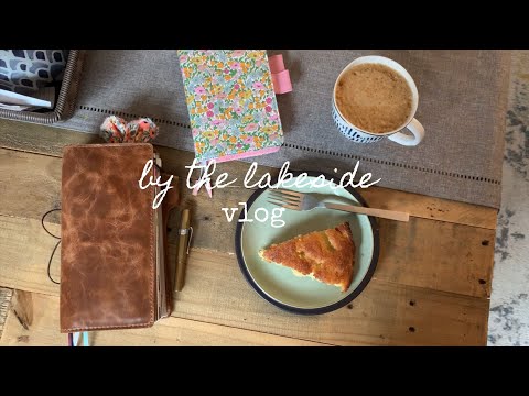 vlog :: by the lakeside :: fall knitting