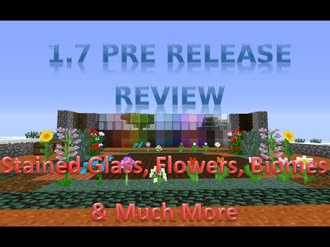 HypisMinecraft - Minecraft 1.7 Pre-release Snapshot Review - New Biomes, New Trees, Stained Glass, and More