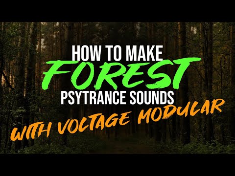 How to make Forest Psytrance Sounds with Voltage Modular Nucleus (FREE SOFTWARE)