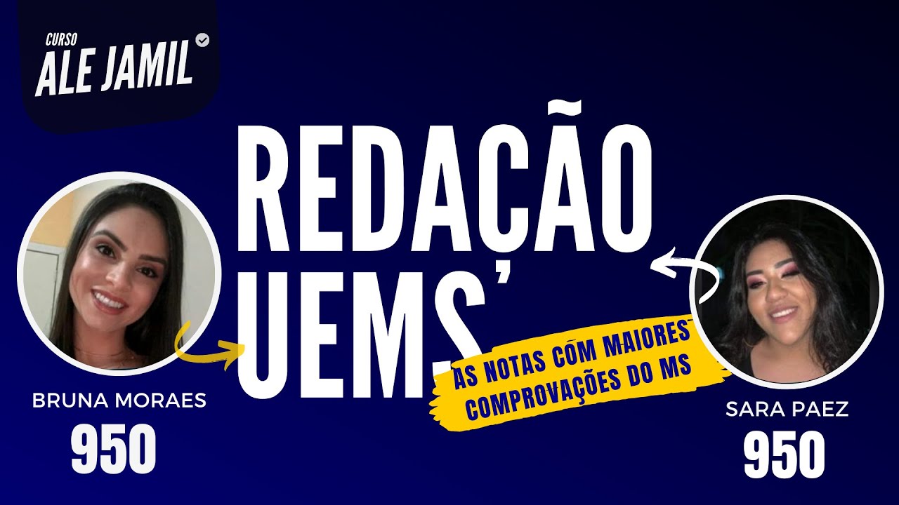 Redação UEMS | Prof. Ale Jamil