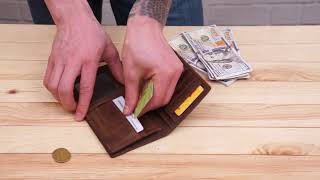 Гаманець чоловічий 14223 Vintage коричневий